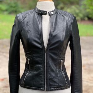 Express Faux Leather Moto Jacket